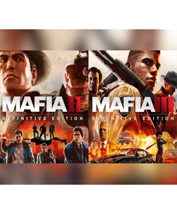 Mafia II + Mafia III: Definitive Edition Steam Key EUROPE